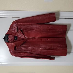 Vinyage Red leather jacket